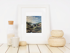 Coastal Escape Art Prints – Perfect Housewarming Gift-beautify the home decor