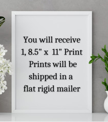Houses Wall Art Print, Whimsical Houses Wall Art Decor, Botanical Print #87