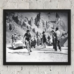 1954 Tour de France, Federico Bahamontes, Vintage Cycling Print, 8 x 10 inches