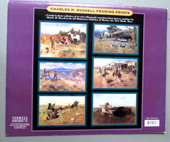 Charles M Russell 6 Framing Prints 11″ x 14″Color Prints Deluxe Matte Art Paper