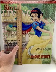 DISNEY Royal Living SNOW WHITE Wall Hanging Decor Disney Magazine Cover Art