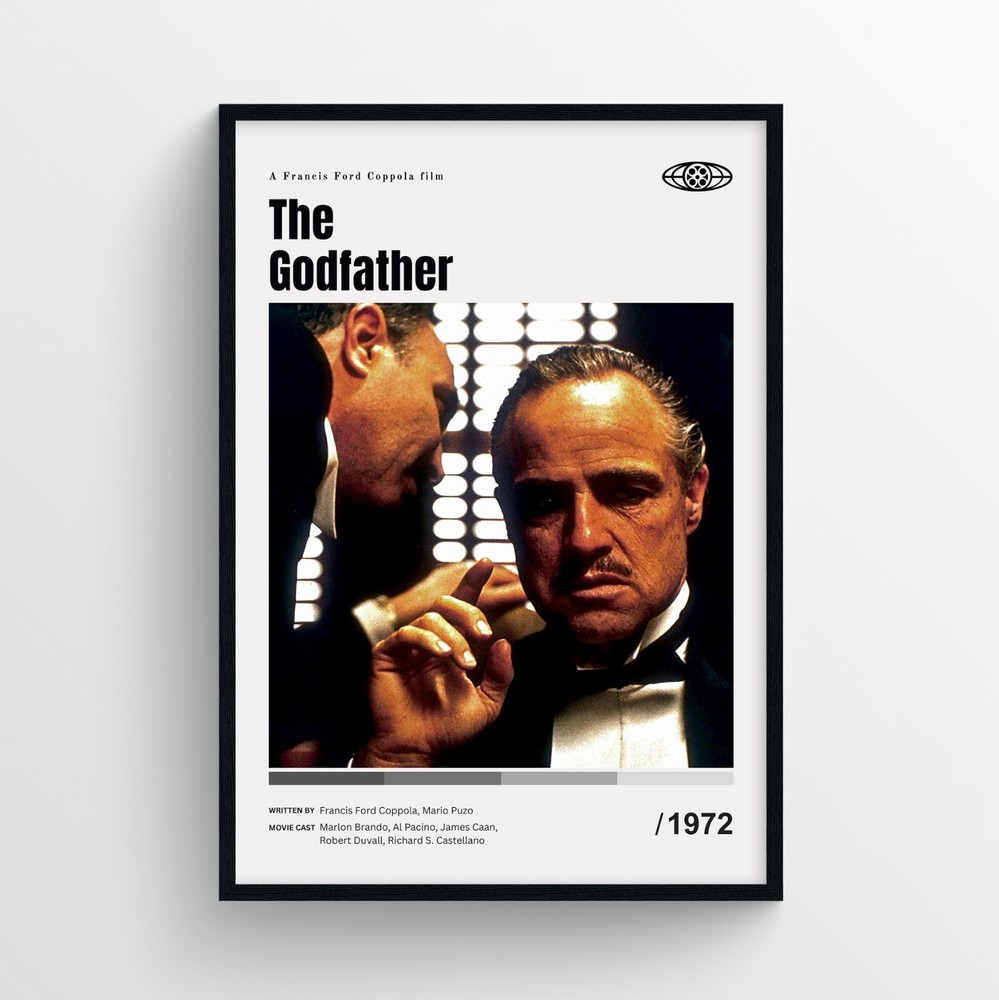 The Godfather Movie Poster Print, Wall Art – Unframed