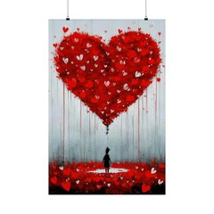 Hearts- Matte Vertical Posters