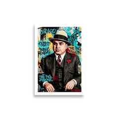 Al Capone Pop Art Bild 60×90 cm Street Art Graffiti
