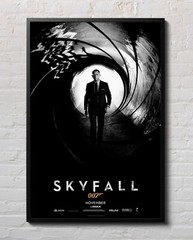 Skyfall Daniel Craig 2012 Movie Poster 24″x36″ Glossy Unframed 1267