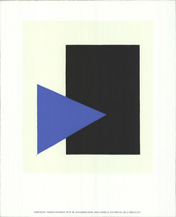 CASIMIR MALEVIC Triangle and Rectangle 19.5″ x 16″ Serigraph 1991 Modernism