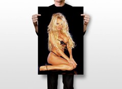 Pam Anderson Sexy Model Cover Girl Bikini Posed Wall Home Decor – POSTER 20×30
