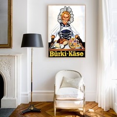 Burki-Kase Food & Beverage Vintage Wall Art Poster