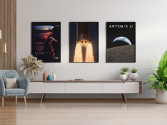 NASA Artemis 2 launch close-up 2026 (Hi-Res) — space photo poster, nerdy gift
