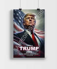 2024 President Elect Donald Trump 2024 8.5″ x 11″ Time Magazine Cover Poster