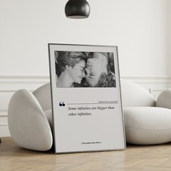 The Fault in Our Stars Movie Poster Print, Movie Quote – Unframed