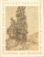 VINCENT VAN GOGH Cypresses (Les Cyprès) 29.5″ x 23″ Offset Lithograph 1971 Impre