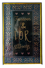 4 Coffee & Love Themed Wall Art for Restaurant Cafe Kitchen Framed Pictures Java