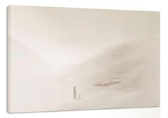 Jesus Leaves the 99 Sheep Wall Art Jesus And Lamb Canvas Faithful Shepherd Po…