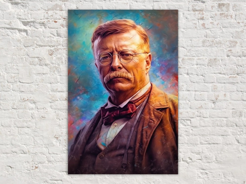 Theodore Roosevelt Canvas Wall Art Extra Large Art Living Room Decor