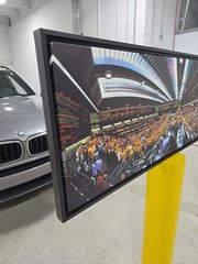 Vintage Chicago Trading Floor Panoramic Photo Framed Wall Art – Futures Trading