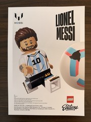 Lego Lionel Messi Poster – FIFA World Cup 2026 – Argentina – 12″ X 9″