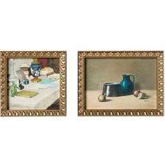 Hearth & Hand Still Life Framed Wall Art Set – 6″x6″ & 6″x8″ – No Glass
