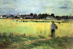 Wheat Field Berthe Morisot Poster Print