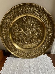 Brass Tone Wall Art