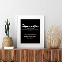 Versatile 9-Piece Positive Wall Art Set – Motivational Quotes for Teens & Adults
