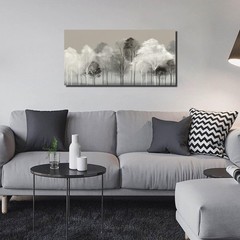 Prepeyssee Black and White Tree Wall Art for Living Room Large Landscape Mode