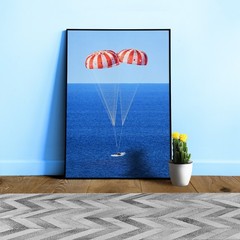 NASA Artemis II Splashdown and Return poster — space poster, science nerdy gift