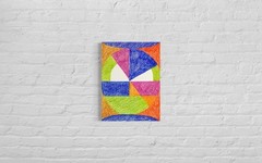 Canvas Prints, Abstract Modern Wall Art, Sassy Smile Home Decor, Stretched Matte