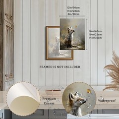 Vintage Wall Art Prints – Vintage Fox Printable Wall Art, Antique Fox Wall De…