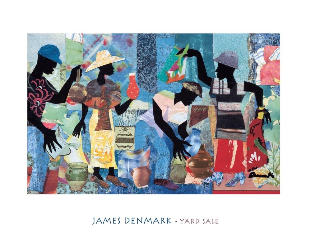 Yard Sale, James Denmark, Wall Art Print Poster 22″ x 28″ 1367