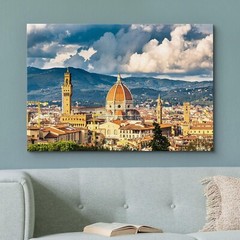 Wall26 Florence and Duomo Cathedral, Italy View Canvas Print Wall Art