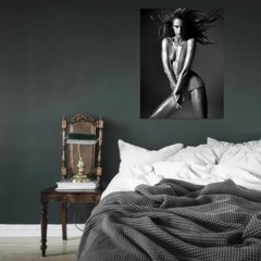 V2914 Alessandra Ambrosio Sexy Hot BW Model Decor WALL POSTER PRINT