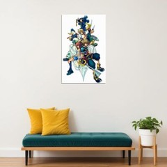 286601 Kingdom Hearts 2 Boy Game PRINT POSTER