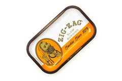 Metal Rolling Paper Tray Small 10.75″ x 6.5″ Classic Orange Elegant Design