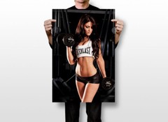 Sexy Female Model Fit Workout Print Wall Art Home Decor – POSTER 20×30