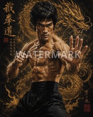 BRUCE LEE poster print 13»x19» home decor glossy paper #1