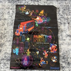 DAMAGED 2025 Disneyland 70th Anniversary PAINT THE NIGHT PARADE Poster 16×24