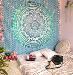 Mandala Tapestry Indian WallHanging Decor Bohemian Hippie Poster Bedspread Throw