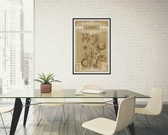 Quince Botanical Art Print French Quince Vintage Botanical Art 4 x 6″ – 16 x 24″