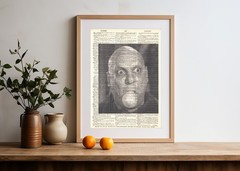 Uncle Fester Addams Family 8.5 x11 Unframed Vintage Dictionary Art Print