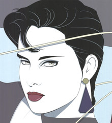 PATRICK NAGEL Commemorative #11 36″ x 24″ Serigraph 1987 Contemporary