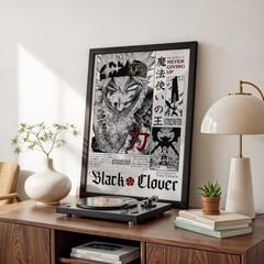 Black Clover Asta Poster Anime Wall Art Print Room Decor