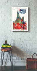 DUSSELDORF GERMANY VINTAGE STYLE PRINT/POSTER SATIN PHOTO PAPER T335