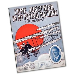 Come Josephine In My Flying Machine Sheet Music Design 24×36, 11×17 In Poster