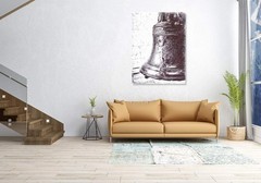Unique Liberty Bell Philadelphia Black and White Wall Decor, 24x32in American…