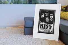 Kiss Live Concert Band Heavy Metal Music Merch 1970s Retro Vintage Poster 12×18