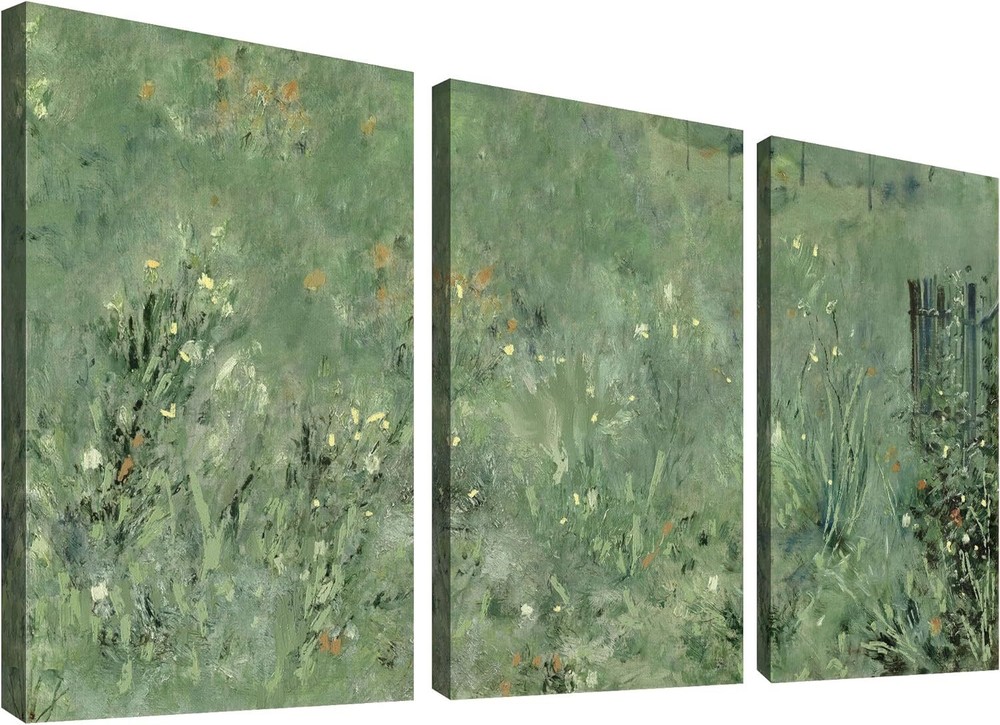 Wall26 – Verdure’s Glow – Canvas Wall Art Set – Abstract Canvas Print Home Decor