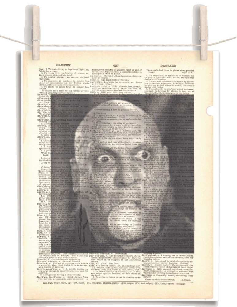 Uncle Fester Addams Family 8.5 x11 Unframed Vintage Dictionary Art Print