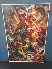 BARBARIAN POSTER FANTASY ART 12X18 MATE CARDSTOCK 130 lb NEW CONAN TARZAN 15A