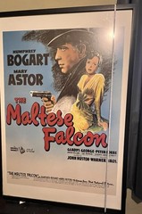 Framed The Maltese Falcon Movie Poster Print, Vertical Multicolor Paper